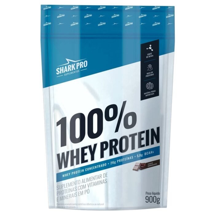 100% Whey Protein - 900g Refil - Shark Pro