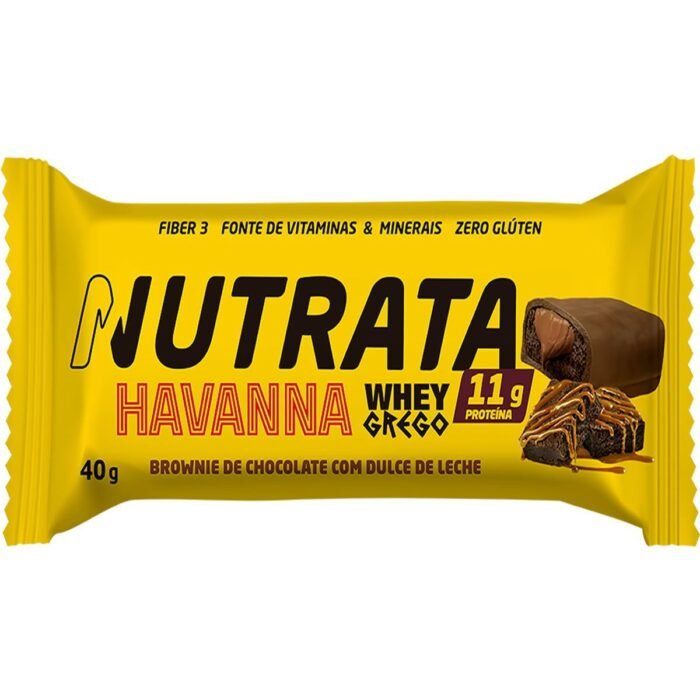 Whey Grego Bar Havanna (40g) Barra De Proteína - Nutrata