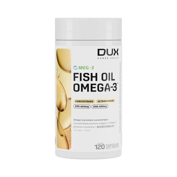 Fish Oil Premium - 120 Cápsulas Softgel - Dux Nutrition