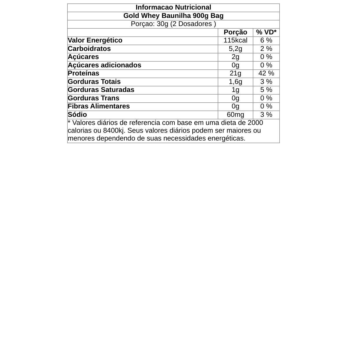 Gold Whey (900g) Refil - Adaptogen - Imagem 2